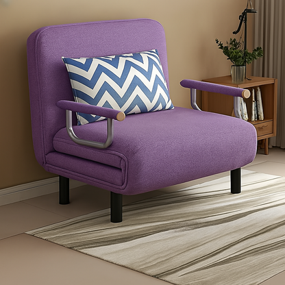 PRACTICAL FOLDING SOFA BED LEISURE LOUNGER