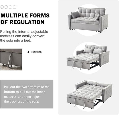 3-in-1 Convertible Sofa Bed