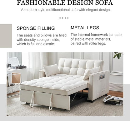 3-in-1 Convertible Sofa Bed