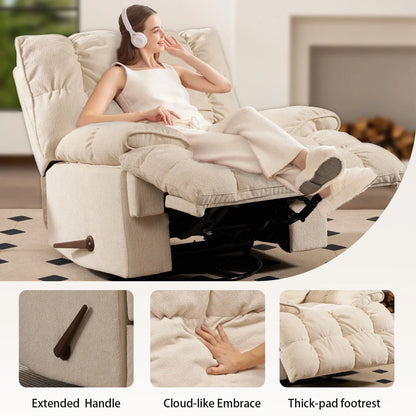 KingSize Rocker Recliner Chair