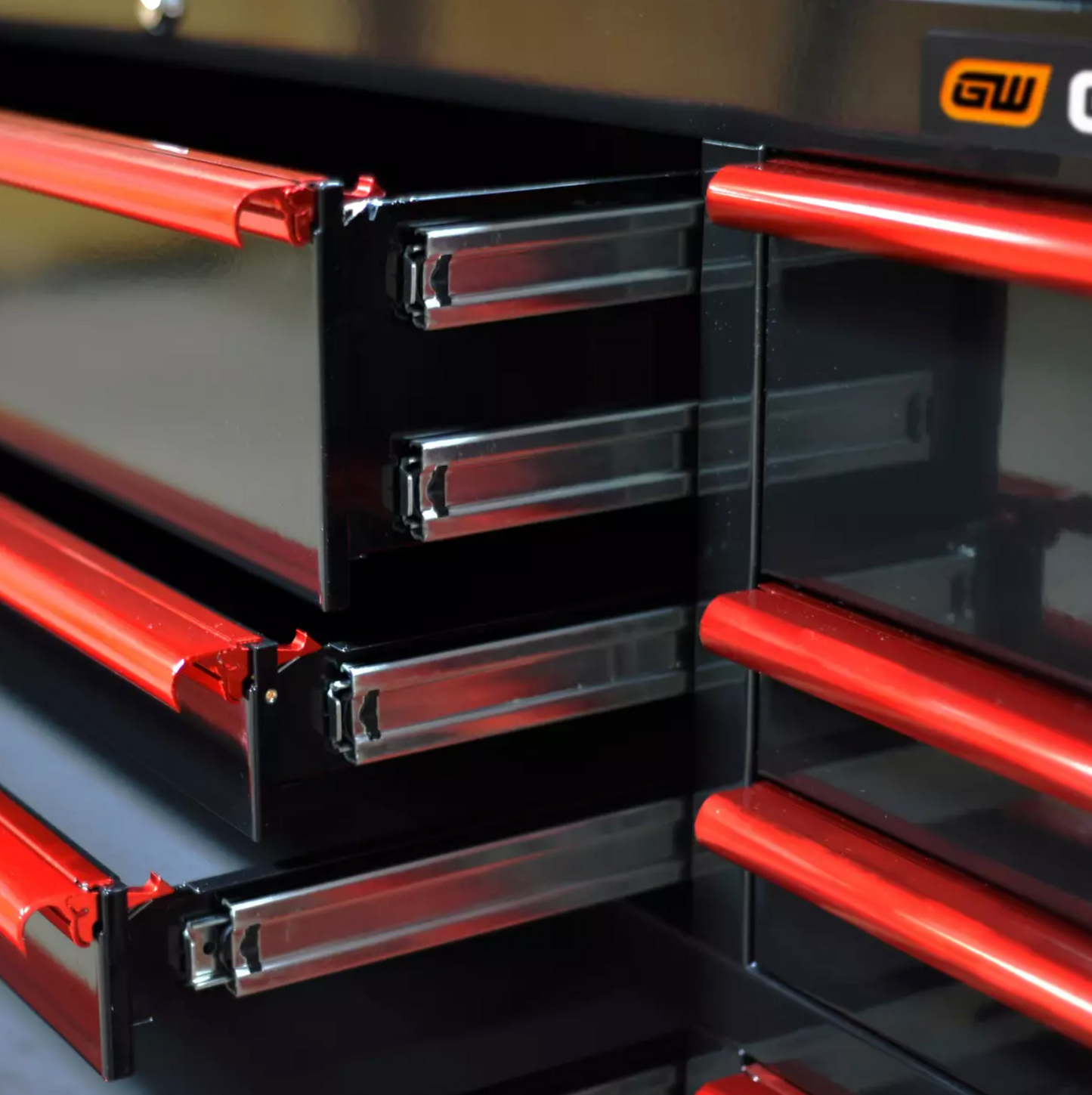 InfinityTool 990 – 20-Drawer Tool Cart with Top Cabinet & 990 Tools Included