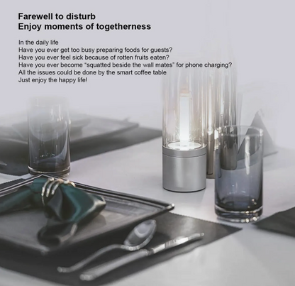 ALL-IN-ONE SMART COFFEE TABLE
