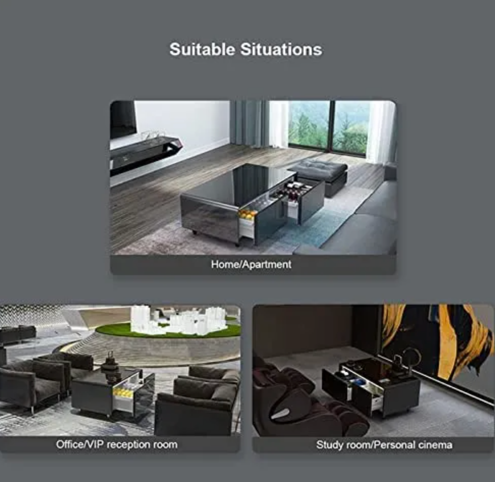 ALL-IN-ONE SMART COFFEE TABLE