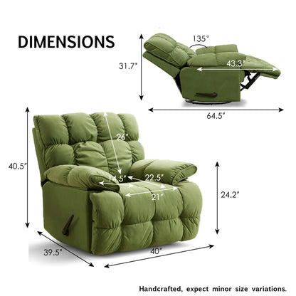 KingSize Rocker Recliner Chair